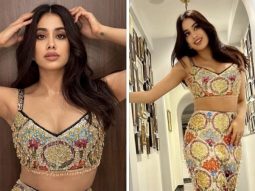 Janhvi Kapoor brings glitz and glamour to our feeds in shimmery co-ord set by Manish Malhotra