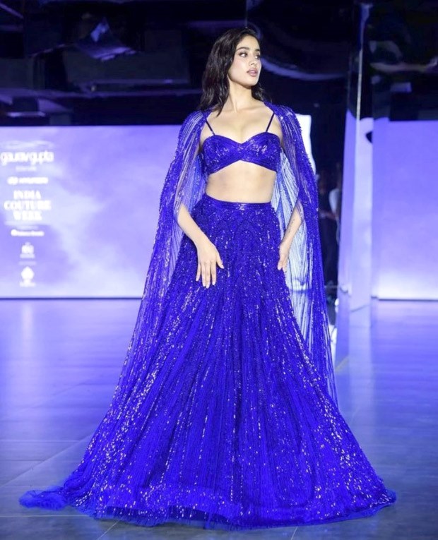 Janhvi Kapoor dazzlingly lights up the runway as she turns showstopper for designer Gaurav Gupta at the FDCI Indian Couture Week