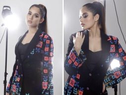 Jannat Zubair brings major boss woman energy in floral embroidered pantsuit by Manish Malhotra