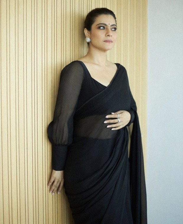 Kajol leaves us enchanted in a beautiful black saree
