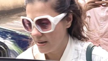 Kajol’s big white glasses are the statement of her look