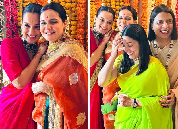 Kangana Ranaut shares heartwarming moments from sister-in-law Ritu's “Godbharai” ceremony; see post