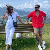 Kareena Kapoor Khan and Saif Ali Khan share a picturesque photo but kids Taimur Ali Khan and Jeh turn photobombers