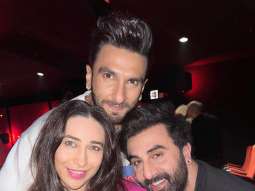 Karisma Kapoor drops a photo with Ranveer Singh and Ranbir Kapoor from Rocky Aur Rani Kii Prem Kahaani premiere: “My heartline and my bloodline”