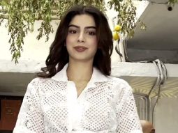 Khushi Kapoor looks pretty as she donnes an all white look