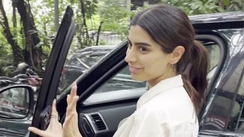 Khushi Kapoor smiles as paps capture her post workout session