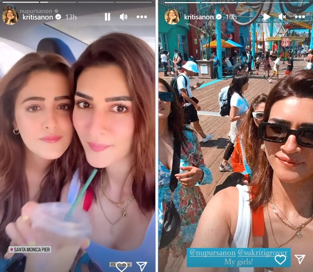 Kriti Sanon and sister Nupur Sanon's unforgettable US getaway; fun, sun, and sisterhood!