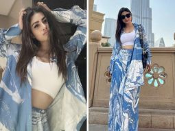 Mouni Roy takes Dubai by storm, rocking a stunning blue co-ord set
