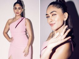Mrunal Thakur gives us a hefty dose of glam in pink one-shoulder gown worth Rs.68,538