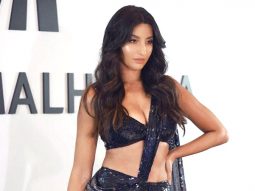 Nora Fatehi’s slinky mid-night blue saree for Manish Malhotra’s bridal couture show is must-have for cocktail nights