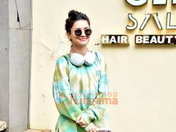 Photos: Avneet Kaur snapped outside a salon in Bandra