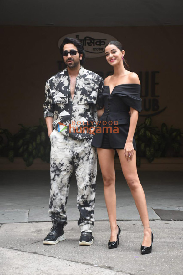 Photos: Ayushmann Khurrana and Ananya Panday snapped promoting Dream Girl 2