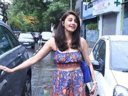Photos: Daisy Shah snapped outside a salon in Bandra