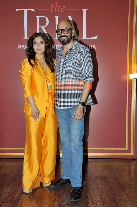 photos kajol and suparn verma snapped at the promotions of the web show the trial pyaar kannoon dhoka 1