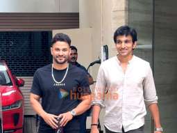 Photos: Kunal Kemmu and Pratik Gandhi snapped outside a dubbing studio in Bandra