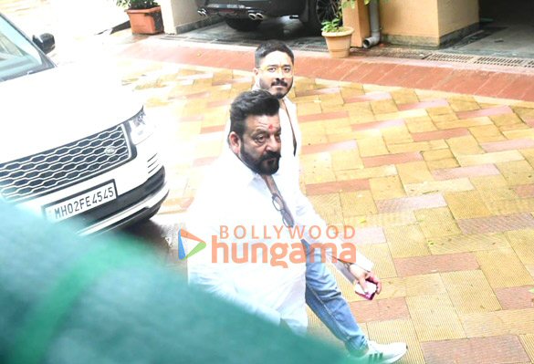 photos sanjay dutt spotted outside his residence with his fans while celebrating his birthday 5