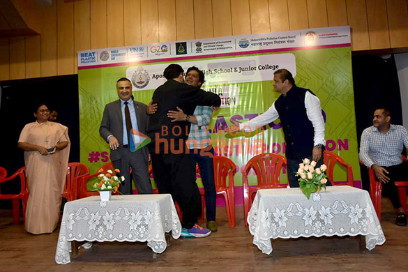 photos shaan and karan kundrra distribute stainless steel bottles books and stationery among kids after tree plantations at carmel convent girls school bandra 4