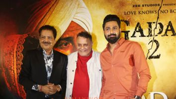 Photos: Team of Gadar 2 attend the song launch of their film ‘Udd Jaa Kaale Kaava’