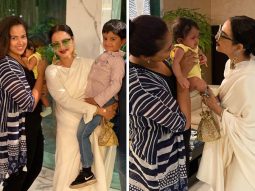 Sameera Reddy shares adorable throwback snaps of her kids with Rekha; see post