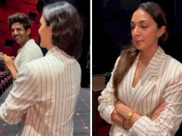 Satyaprem Ki Katha: Kartik Aaryan and Kiara Advani receive standing ovation during their visit at a theatre, watch video