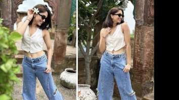 Sharvari Wagh’s white crop waistcoat and ripped denims is the perfect summer style staple