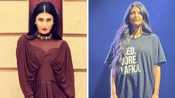 Shruti Haasan takes a trip down memory lane as she shoots at St. Andrews Auditorium