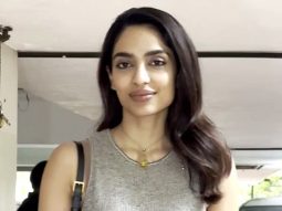 Sobhita Dhulipala strikes a pose for paps as she gets clicked