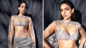 Sobhita Dhulipala turns showstopper for designers Rohit Gandhi and Rahul Khanna redefining opulence in a sheer silver lehenga
