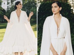 Sonam Kapoor’s summer spirit is soaring high in a long white ruffle dress worth Rs.3.84 Lakh