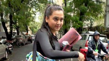 Tejasswi Prakash gets clicked by paps post workout session
