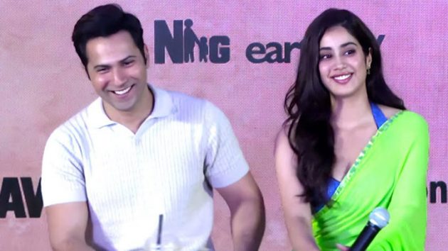 Varun Dhawan And Janhvi Kapoor At Bawaal Trailer Launch Nitesh Tiwari Bollywood Hungama 7282