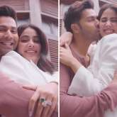 Varun Dhawan kisses Janhvi Kapoor in adorable video after ‘Dil Se Dil Tak’ song release from Bawaal, watch