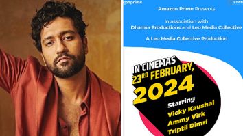 Mark your calendars as Vicky Kaushal and Triptii Dimri starrer film to release on THIS date!