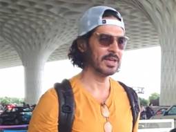 We love that moustache! Dino Morea gets clicked at the airport