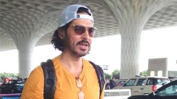 We love that moustache! Dino Morea gets clicked at the airport