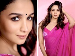 Alia Bhatt casts a mesmerizing spell in ravishing Rani Pink as she graces the Rocky Aur Rani Kii Prem Kahaani press meet