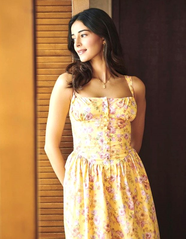 Ananya Panday gives a fresh spin to florals in beautiful corset midi dress for Dream Girl 2 promotions