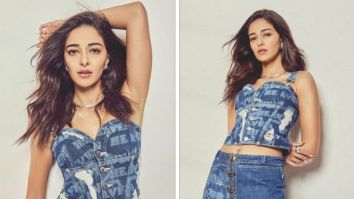 Ananya Panday gives us a daring dose of denim in a corset top and cargo jeans