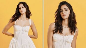 Ananya Panday goes farm girl chic in white corset dress and black boots for Dream Girl 2 promotions