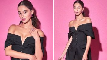 Ananya Panday slays the fashion game in a black playsuit worth Rs. 9400, as she kickstarts the Dream Girl 2 promotions!