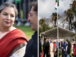 Shabana Azmi celebrates the Indian Independence Day hosting the tricolour at The Indian Film Festival of Melbourne 2023