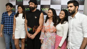 Photos: Bobby Deol snapped at the launch of Yasmin Karachiwala’s new studio in Juhu