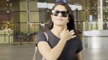 Classy as always! Jacqueline Fernandez at the airport