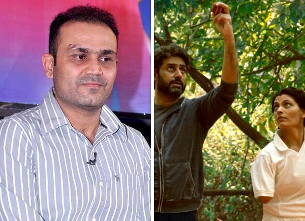 Former cricketer Virender Sehwag reviews sports drama Ghoomer starring Abhishek Bachchan, Saiyami Kher; Amitabh Bachchan reacts