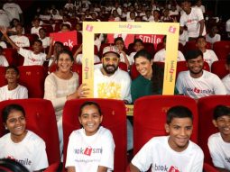 Abhishek Bachchan, Saiyami Kher delight 100 underprivileged kids with special screening of Ghoomer
