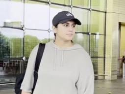 Huma Qureshi opts for a comfy airport look