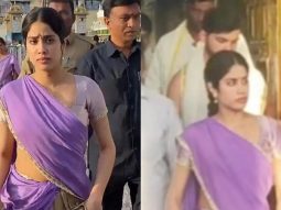 Janhvi Kapoor seeks blessings at Tirupati Balaji Temple, Shikhar Pahariya joins; watch