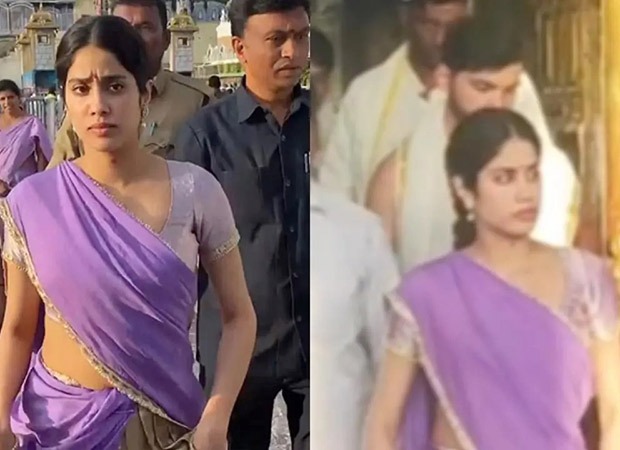 Janhvi Kapoor seeks blessings at Tirupati Balaji Temple, Shikhar Pahariya joins; watch