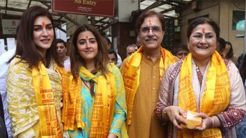 Kriti Sanon seeks blessings at Siddhivinayak Temple with her family post-National Award win, distributes prasad, watch video