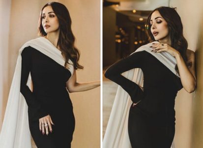 Malaika Arora radiates timeless elegance in one-shoulder monochrome gown : Bollywood News Malaika Arora radiates timeless elegance in one-shoulder monochrome gown : Bollywood News
